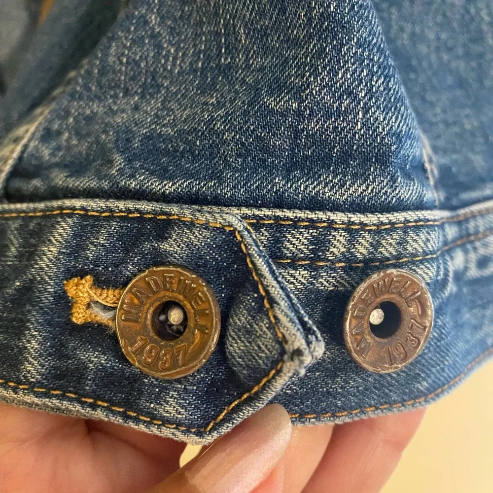 Madewell Classic Fit Blue Denim Jean Jacket - Picture 8 of 8